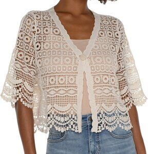 Liverpool Short Sleeve Lace Bolero